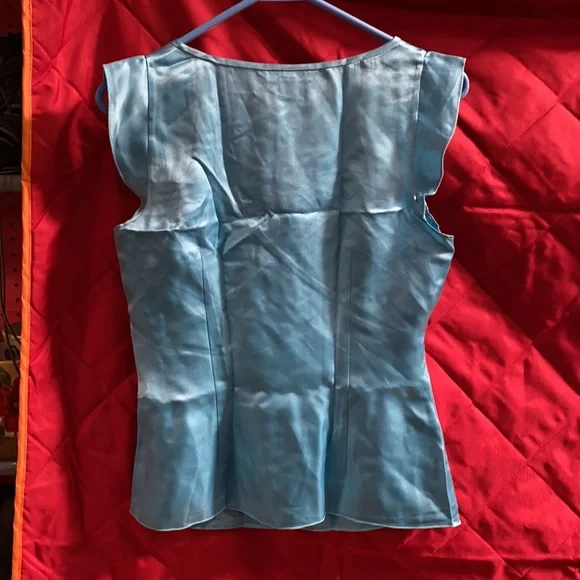 Size‎ 6 Banana Republic Top Blouse Shirt Silk - Picture 2 of 8